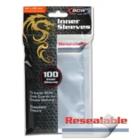 BCW GAMING INNER SLEEVES (PERFECT SIZE) CARGA SUPERIOR - RESELLABLE