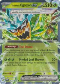 Teal Mask Ogerpon ex - 025/167 - Ultra Rare - Español