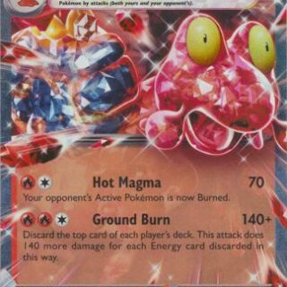 Magcargo ex - 029/167 - Ultra Rare - Inglés