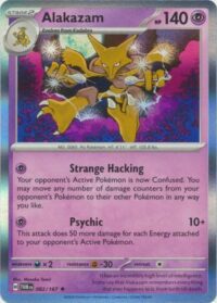 Alakazam - 082/167 - Holo Rare - Inglés