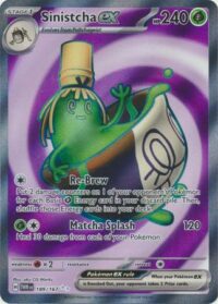 Sinistcha ex - 189/167 - Full Art Secret Rare - Inglés