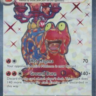 Magcargo ex - 191/167 - Full Art Secret Rare - Inglés