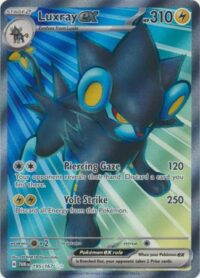 Luxray ex - 195/167 - Full Art Secret Rare - Español