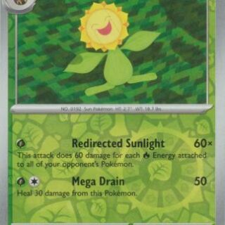 Sunflora - 007/167 - Uncommon Reverse Holo - Inglés
