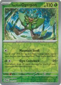Teal Mask Ogerpon - 024/167 - Holo Rare Reverse Holo - Inglés