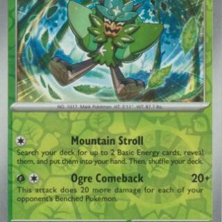 Teal Mask Ogerpon - 024/167 - Holo Rare Reverse Holo - Inglés