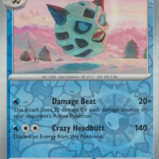 Glalie - 052/167 - Uncommon Reverse Holo - Inglés