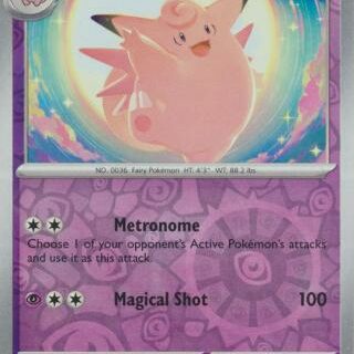 Clefable - 079/167 - Uncommon Reverse Holo - Inglés