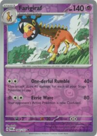Farigiraf - 084/167 - Uncommon Reverse Holo - Inglés