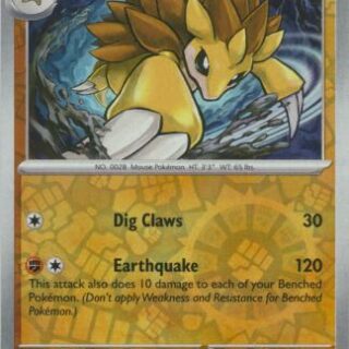 Sandslash - 098/167 - Uncommon Reverse Holo - Inglés