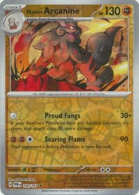 Hisuian Arcanine - 100/167 - Holo Rare Reverse Holo - Inglés