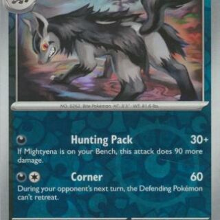 Mightyena - 114/167 - Uncommon Reverse Holo - Inglés