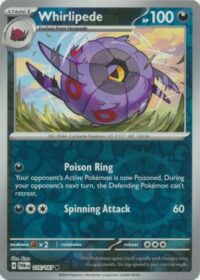 Whirlipede - 116/167 - Common Reverse Holo