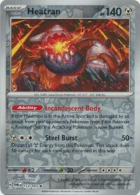 Heatran - 123/167 - Holo Rare Reverse Holo - Inglés