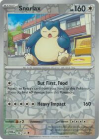 Snorlax - 136/167 - Uncommon Reverse Holo - Inglés