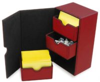 BCW Deck Vault - LX - 200 - Roja (Para 200 cartas con protector)