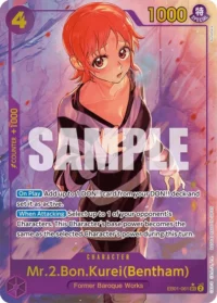 Mr.2.Bon.Kurei(Bentham) (Alternate Art) - EB01-061 - SEC