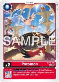 Poromon - BT16-001 U