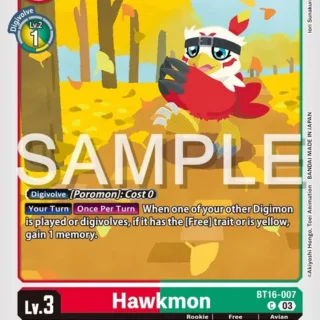 Hawkmon - BT16-007 C