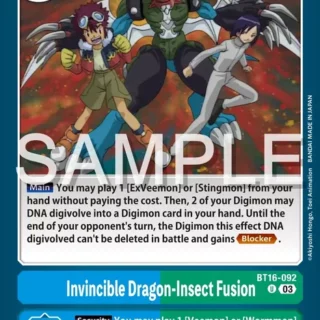 Invincible Dragon-Insect Fusion - BT16-092 U