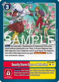 Beastly Storm Dance of Affection - BT16-091 U