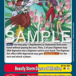 Beastly Storm Dance of Affection - BT16-091 U