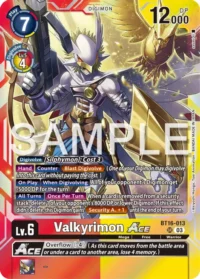 Valkyrimon Ace - BT16-013 SR
