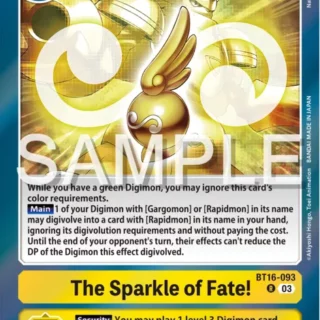 The Sparkle of Fate! - BT16-093 R