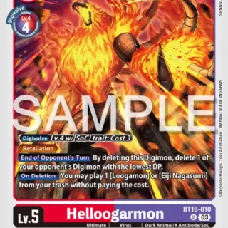 Helloogarmon - BT16-010 U