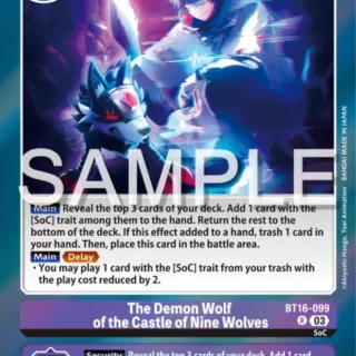 The Demon Wolf of the Castle of Nine Wolves - BT16-099 R