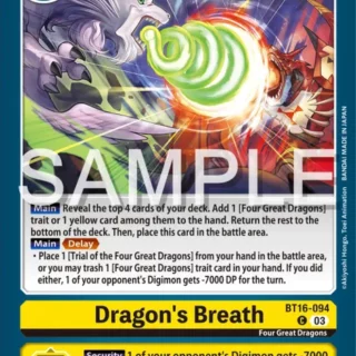 Dragon's Breath - BT16-094 C