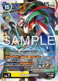 Chaosmon - BT16-036 SR