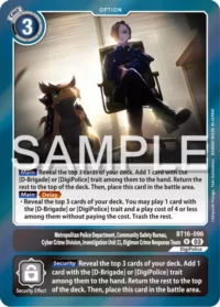 Metropolitan Police Department, Community Safety Bureau, Cyber Crime Division, Investigation Unit 11... - BT16-096 R