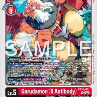 Garudamon (X Antibody) - BT16-011 U