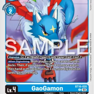 GaoGamon - BT16-020 C