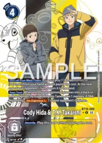 Cody Hida & T.K. Takaishi (Alternate Art) - BT16-088 R