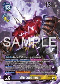 Shroudmon (Alternate Art) - BT16-080 SR