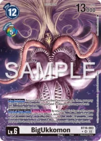BigUkkomon (Alternate Art) - BT16-083 SR