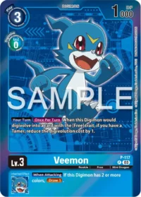 Veemon - P-117 - Promo (Alternate Art)