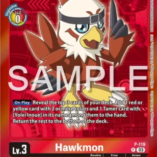 Hawkmon - P-119 - Promo (Alternate Art)