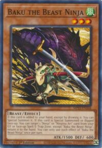 Baku the Beast Ninja - MP23-EN168 - Common 1st Edition - Español