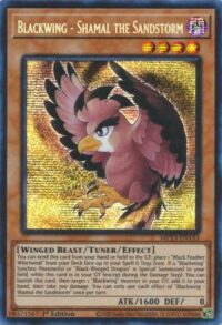 Blackwing - Shamal the Sandstorm - MP23-EN153 - Prismatic Secret Rare 1st Edition - Español