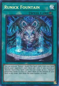 Runick Fountain - MP23-EN239 - Prismatic Secret Rare 1st Edition - Español