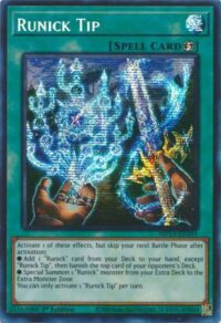 Runick Tip - MP23-EN241 - Prismatic Secret Rare 1st Edition - Español