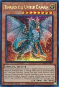 Timaeus the United Dragon - MP23-EN003 - Prismatic Secret Rare 1st Edition - Español