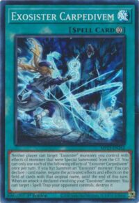 Exosister Carpedivem - MP23-EN262 - Super Rare 1st Edition - Español