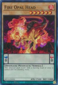 Fire Opal Head - MP23-EN050 - Super Rare 1st Edition - Español