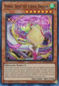 Nowru Aries the Vernal Dragon - MP23-EN054 - Super Rare 1st Edition - Español