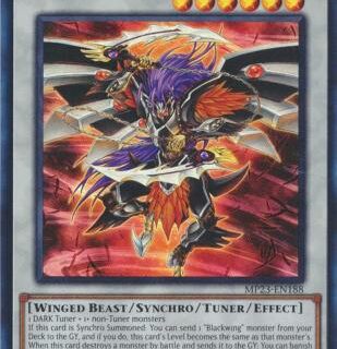 Blackwing - Boreastorm the Wicked Wind - MP23-EN188 - Ultra Rare 1st Edition - Español