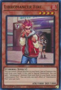 Libromancer Fire - MP23-EN058 - Ultra Rare 1st Edition - Español